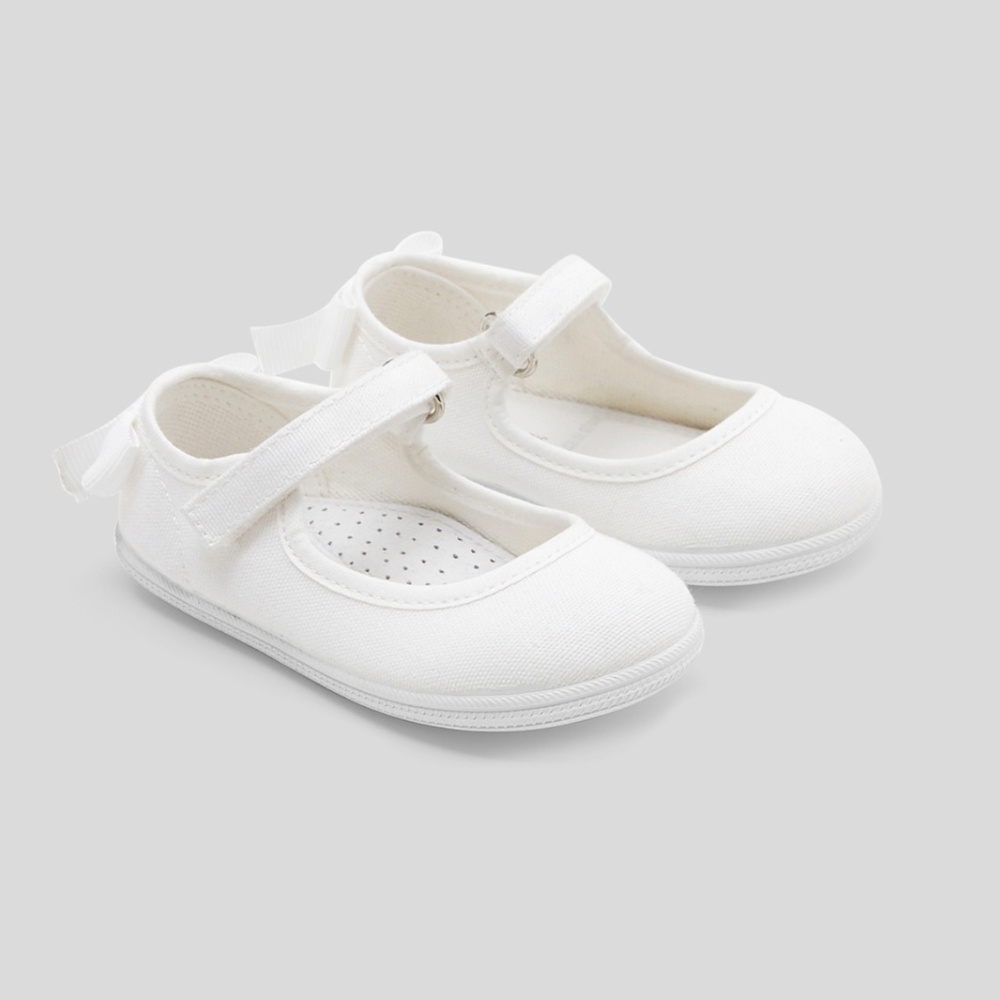 Jacadi - Baby girl canvas Mary Janes Size 23 (US7)